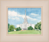 Jordan River Temple by Anne Bradham