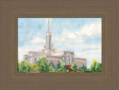 Mount Timpanogos Temple by Anne Bradham