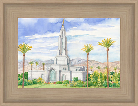 Redlands Temple by Anne Bradham