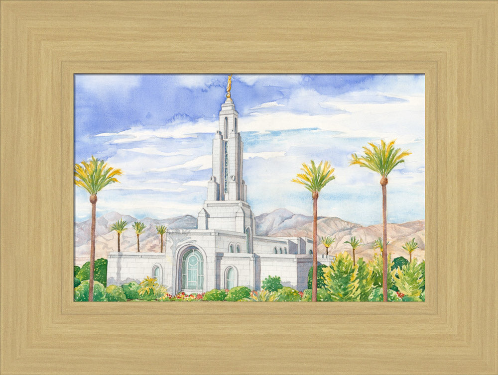 Redlands Temple by Anne Bradham