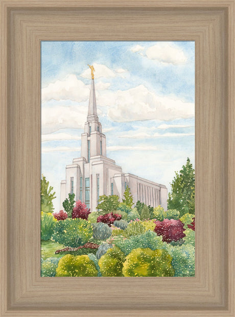 Oquirrh Mountain Temple by Anne Bradham