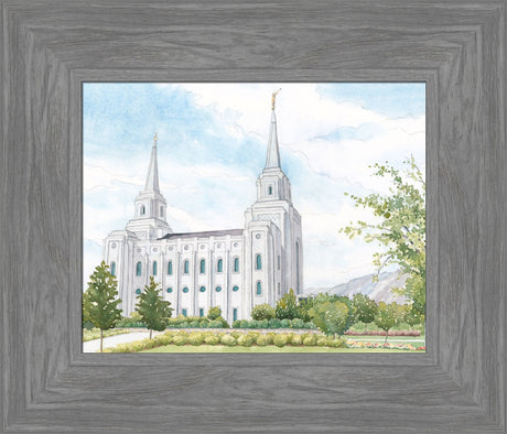 Brigham City Temple by Anne Bradham