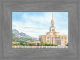 Payson Temple by Anne Bradham