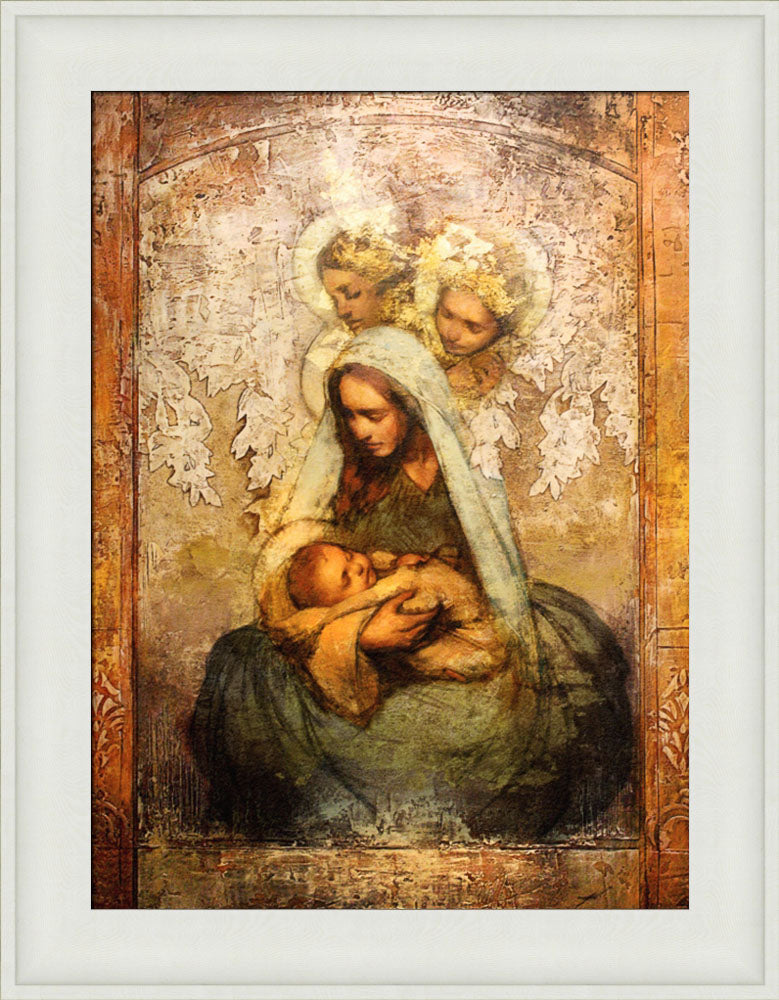 Light of Love - framed giclee canvas