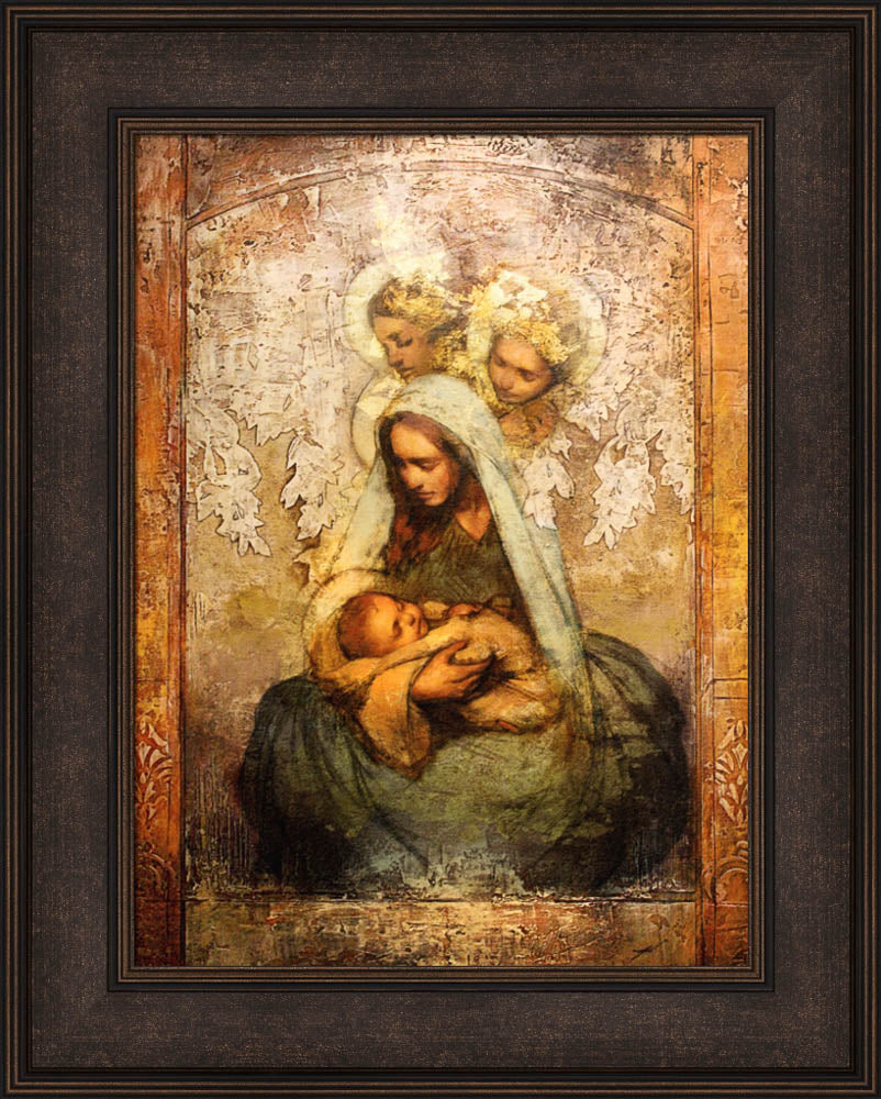 Light of Love - framed giclee canvas