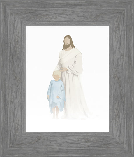 Christ With Boy Watercolor After Carl Bloch (8 variations) by Jay Bryant Ward