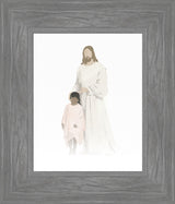 Christ with Girl Watercolor after Carl Bloch (8 Variations) by Jay Bryant Ward