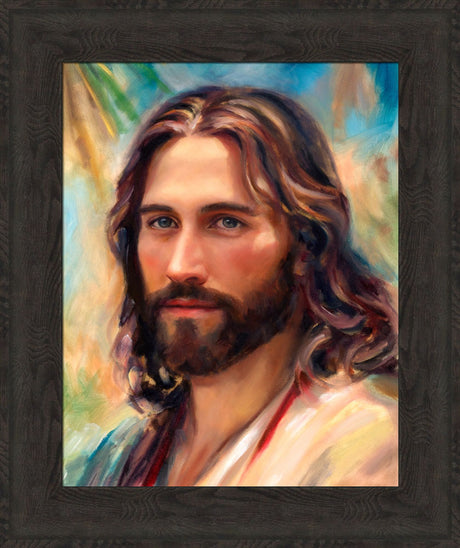 Favor With God and Man - framed giclee canvas