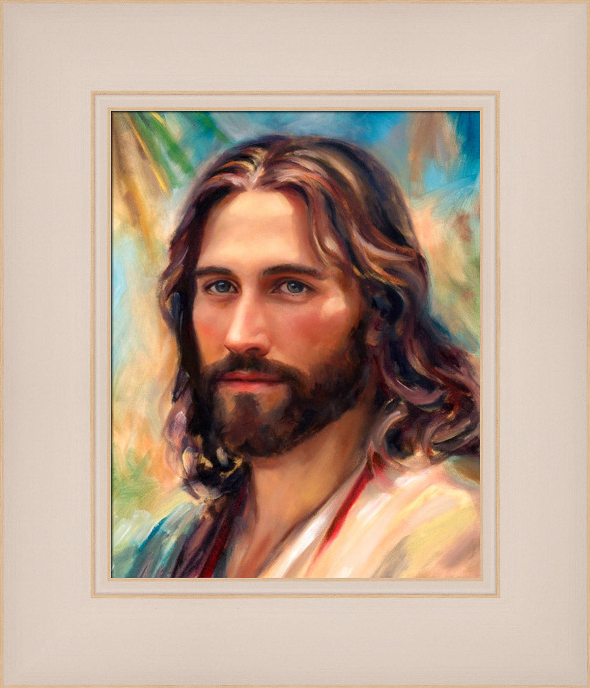 Favor With God and Man - framed giclee canvas