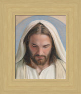 Devout Jesus - framed giclee canvas