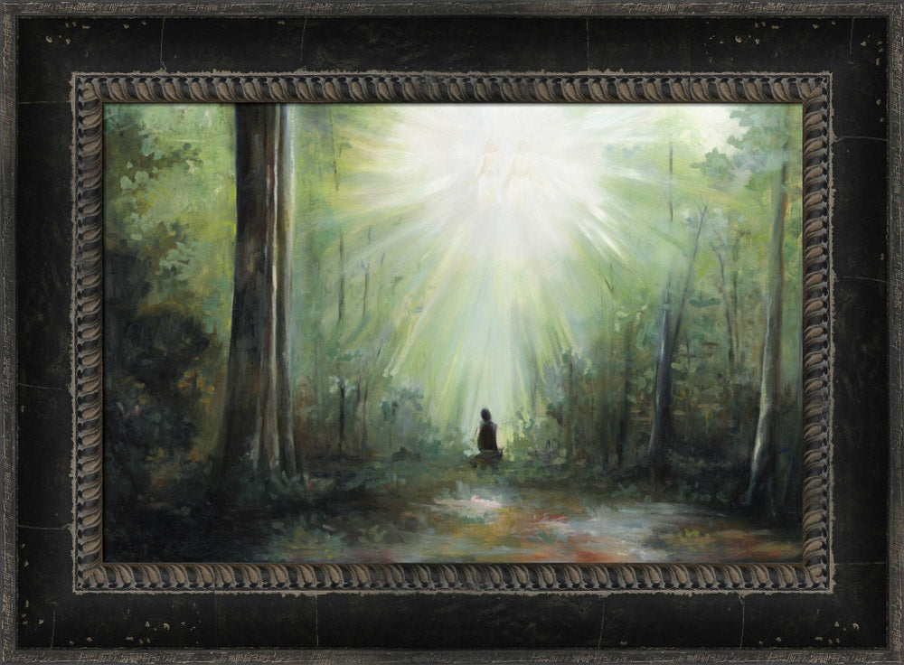 Sacred Grove - framed giclee canvas