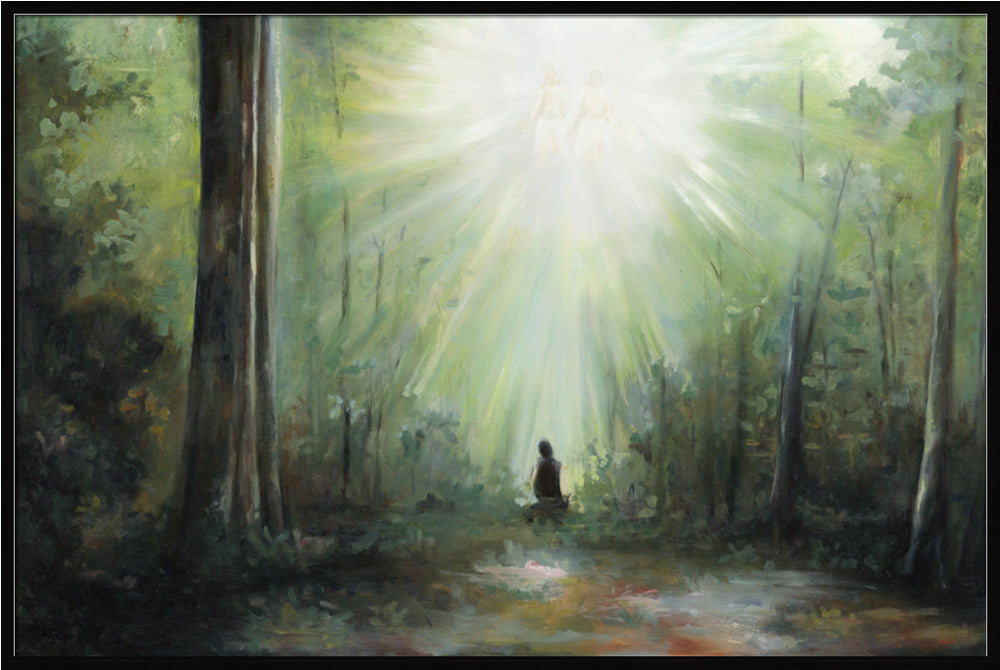 Sacred Grove - framed giclee canvas