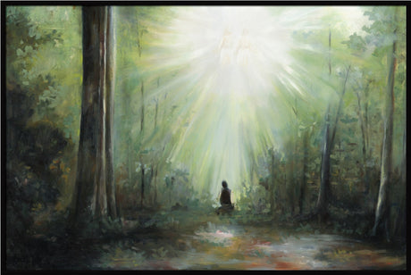 Sacred Grove - framed giclee canvas