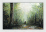 Sacred Grove - framed giclee canvas