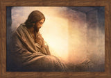 Resurrection Prayer - framed giclee canvas