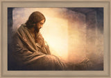 Resurrection Prayer - framed giclee canvas