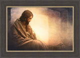 Resurrection Prayer - framed giclee canvas