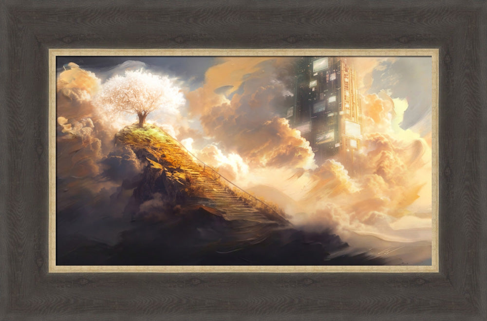 Lehi's Dream - framed giclee canvas