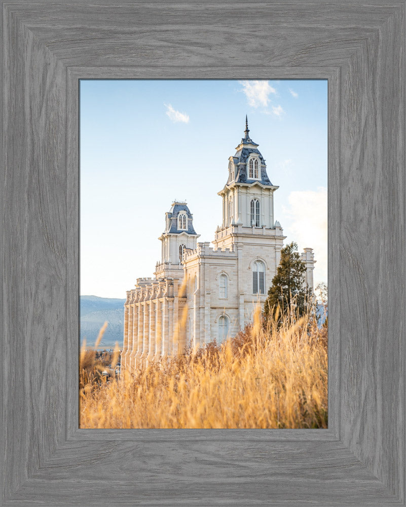 Manti Temple - Golden by Evan Lurker