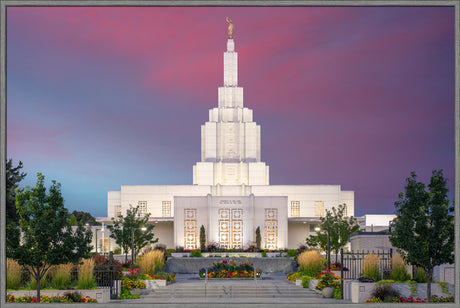 Idaho Falls Temple - Fire of Faith by Evan Lurker