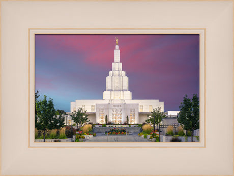 Idaho Falls Temple - Fire of Faith by Evan Lurker