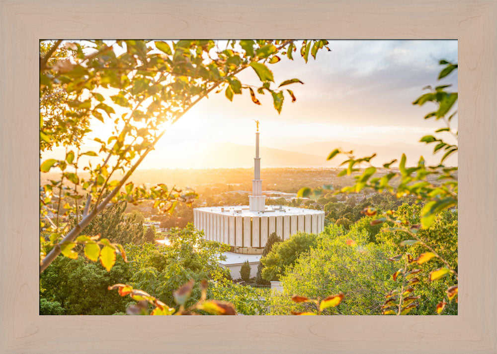 Provo Utah Temple - A Glorious Sight by Evan Lurker