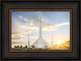 Boise Idaho Temple- Endless Light - framed giclee canvas