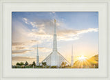 Boise Idaho Temple- Endless Light - framed giclee canvas