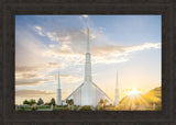 Boise Idaho Temple- Endless Light - framed giclee canvas