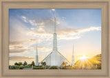 Boise Idaho Temple- Endless Light - framed giclee canvas