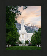 Mount Timpanogos Utah Temple - Grace - framed giclee canvas