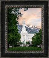 Mount Timpanogos Utah Temple - Grace - framed giclee canvas