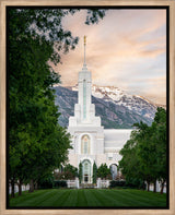 Mount Timpanogos Utah Temple - Grace - framed giclee canvas