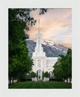 Mount Timpanogos Utah Temple - Grace - framed giclee canvas