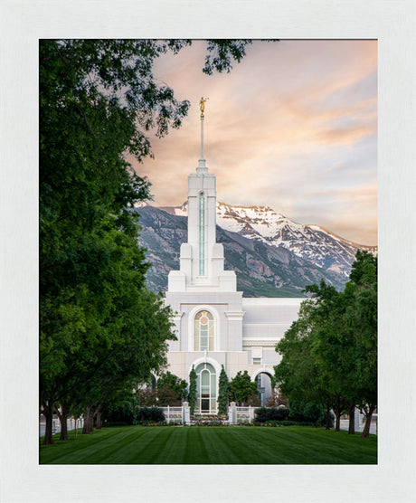 Mount Timpanogos Utah Temple - Grace - framed giclee canvas