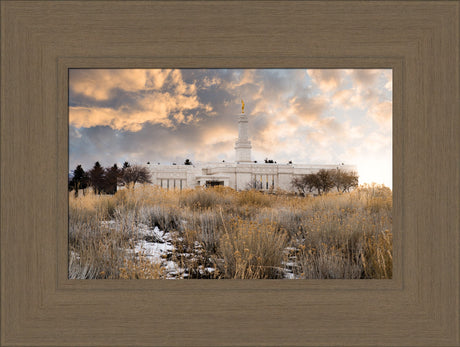 Monticello Temple - Winter by Evan Lurker