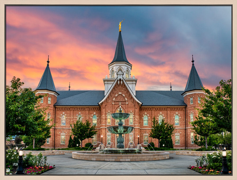 Provo City Center Temple - Fountain of Living Water by Evan Lurker