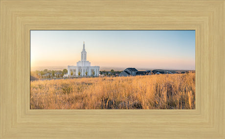 Pocatello Temple - Evening by Evan Lurker