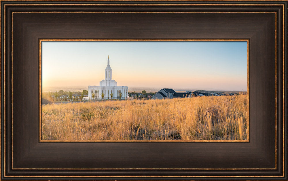 Pocatello Temple - Evening by Evan Lurker