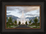 Orem Utah Temple - Lead Me, Guide Me - framed giclee canvas