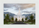 Orem Utah Temple - Lead Me, Guide Me - framed giclee canvas