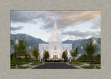 Orem Utah Temple - Lead Me, Guide Me - framed giclee canvas