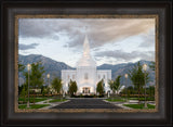 Orem Utah Temple - Lead Me, Guide Me - framed giclee canvas