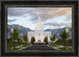 Orem Utah Temple - Lead Me, Guide Me - framed giclee canvas