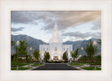 Orem Utah Temple - Lead Me, Guide Me - framed giclee canvas