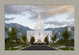 Orem Utah Temple - Lead Me, Guide Me - framed giclee canvas