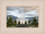 Orem Utah Temple - Lead Me, Guide Me - framed giclee canvas