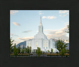 Orem Utah Temple - Peace - framed giclee canvas