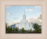 Orem Utah Temple - Peace - framed giclee canvas