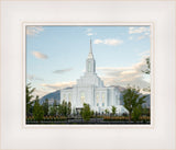 Orem Utah Temple - Peace - framed giclee canvas